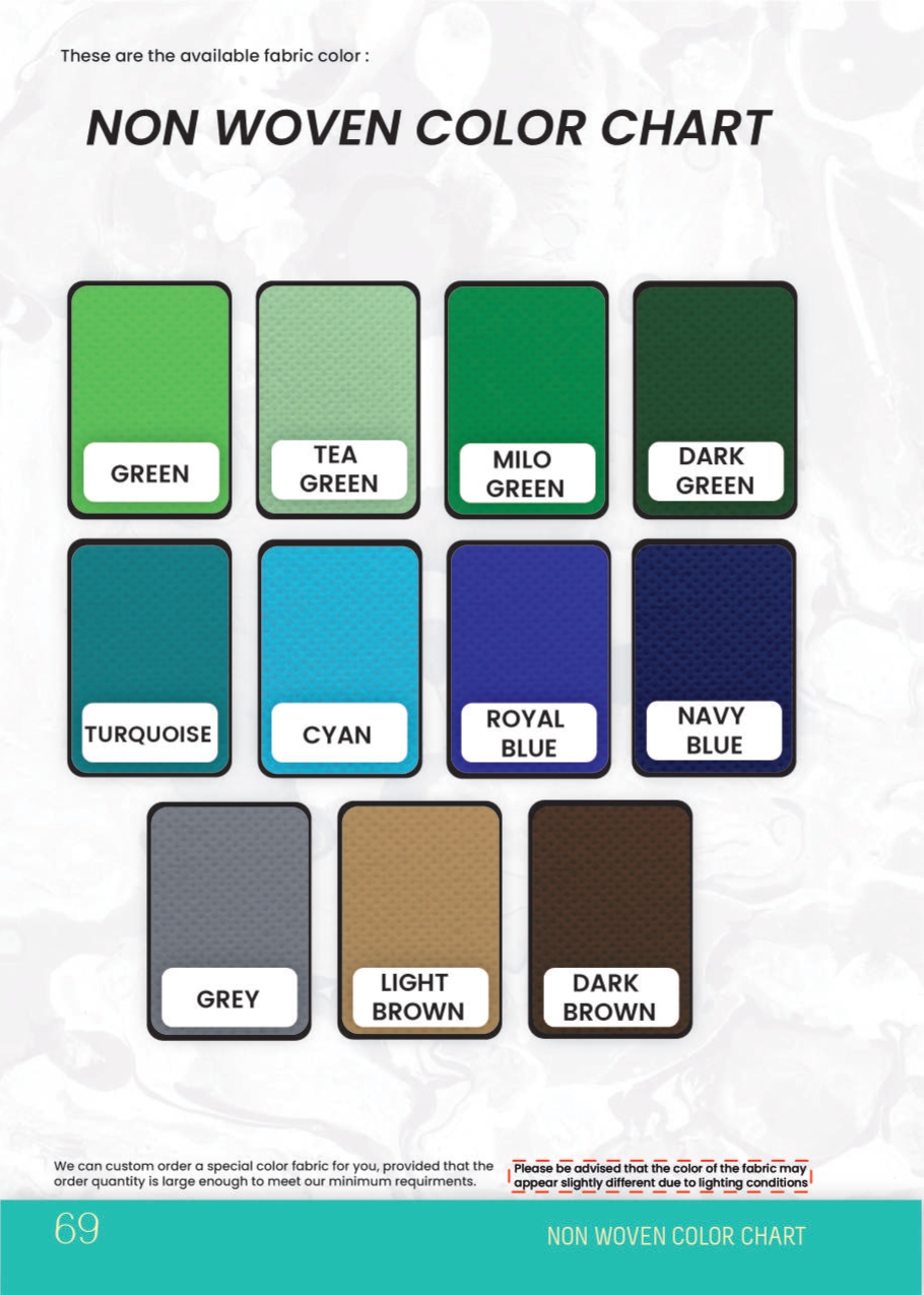 Chart Color Non woven bag