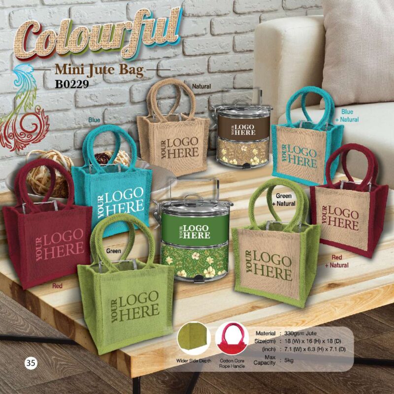 Mini jute bag B0229